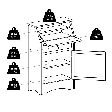 Winsome Regalia Secretary Desk