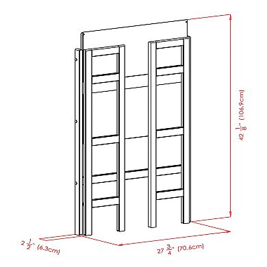 Winsome 3-Tier Folding and Stackable Shelf