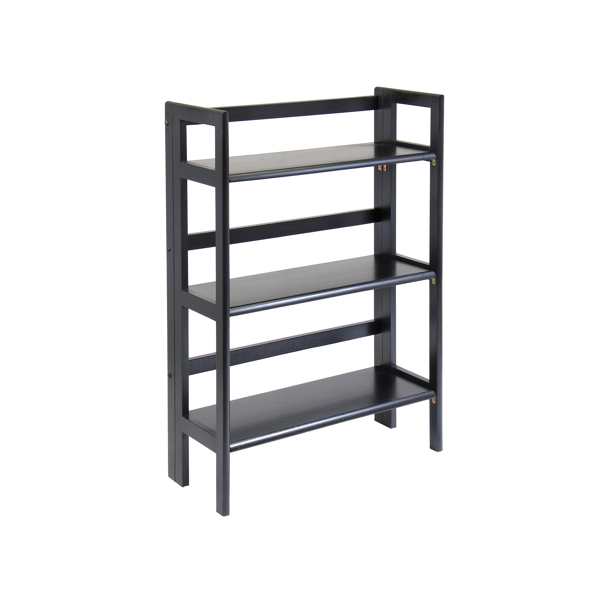 Winsome 3-Tier Folding & Stackable Shelf, Black