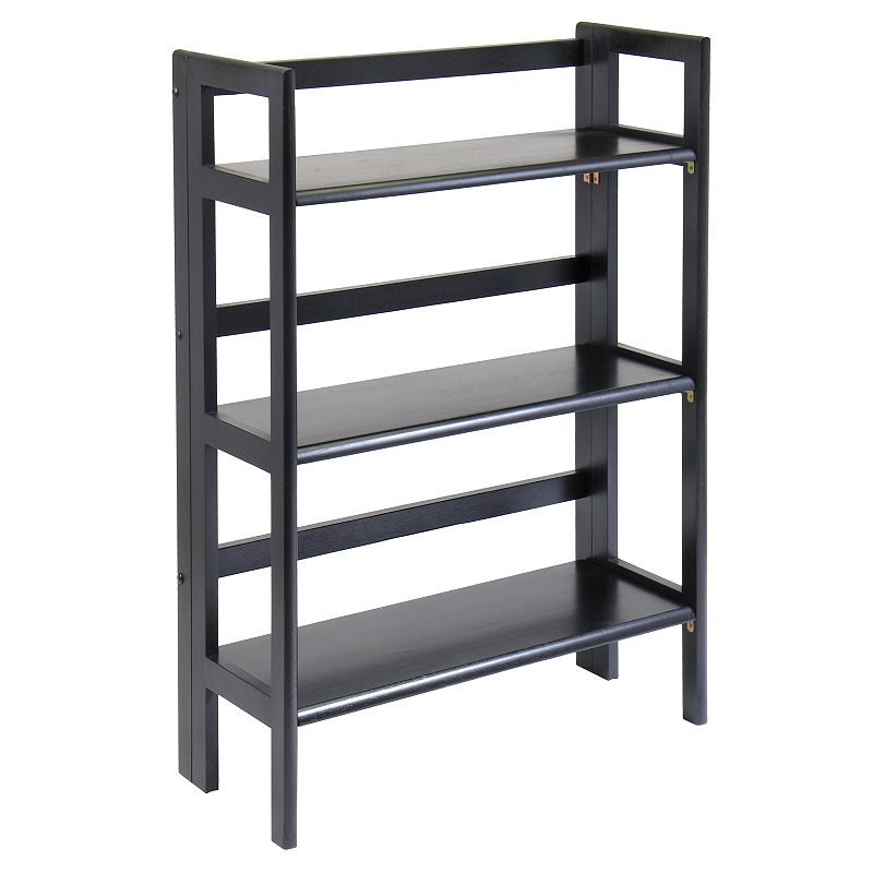 93430648 Winsome 3-Tier Folding and Stackable Shelf, Black, sku 93430648