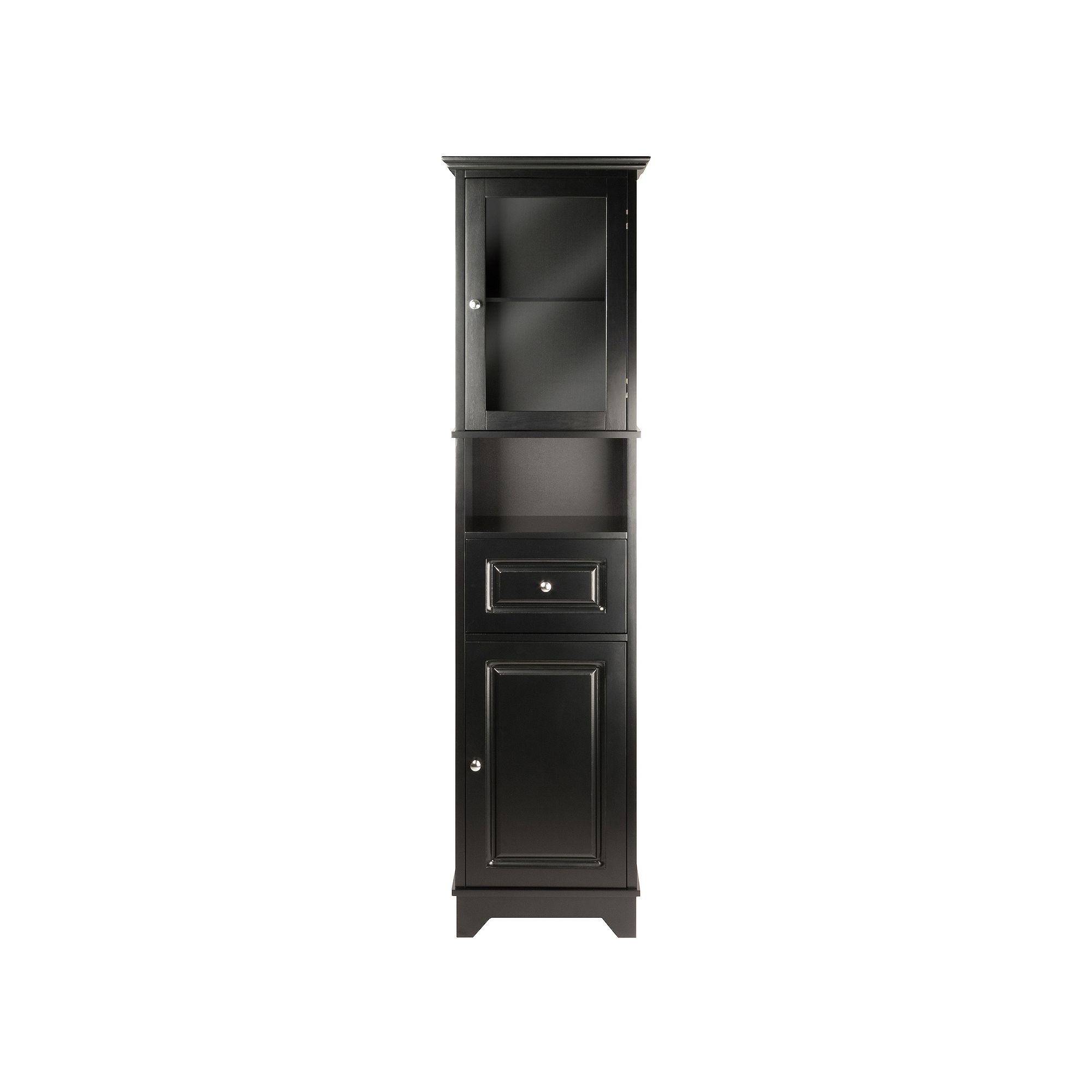 Winsome Alps Tall Cabinet, Black