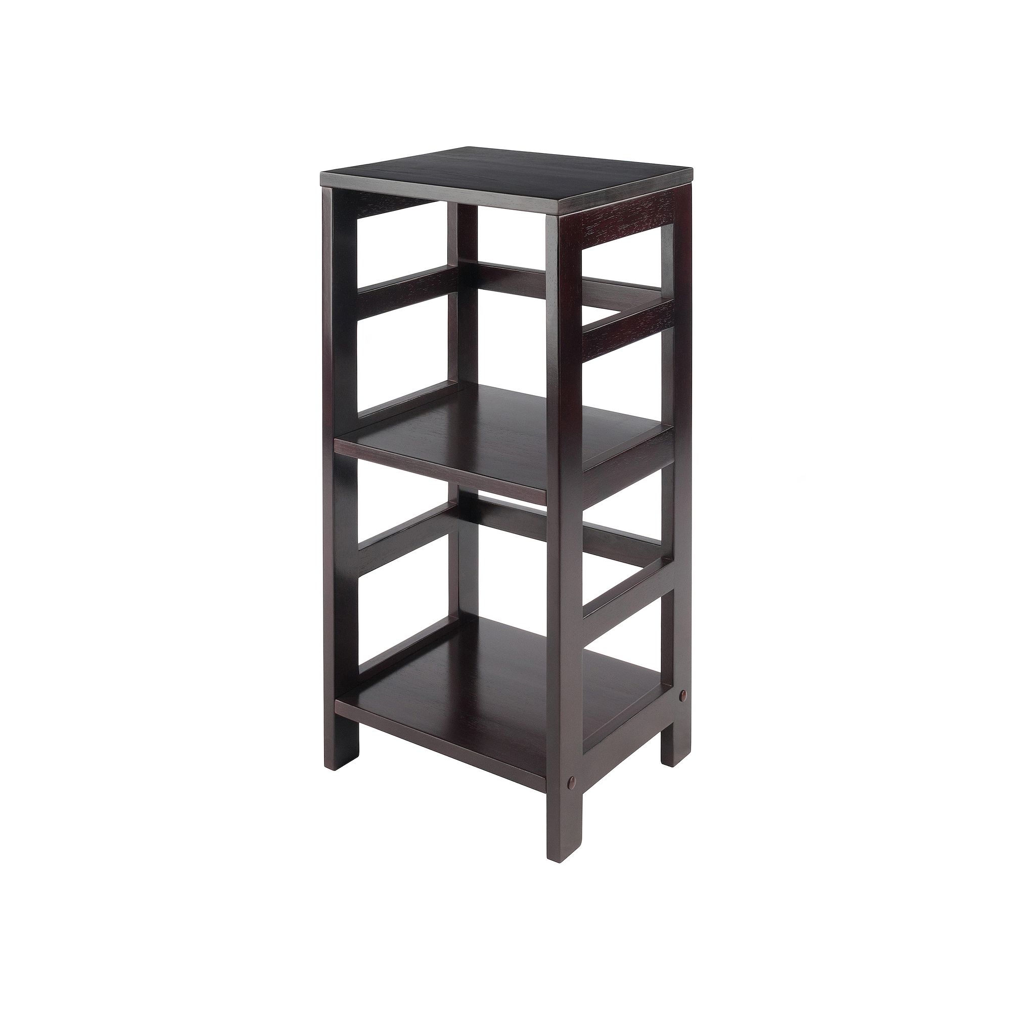 Winsome Leo Slim 2-Tier Storage Shelf, Brown