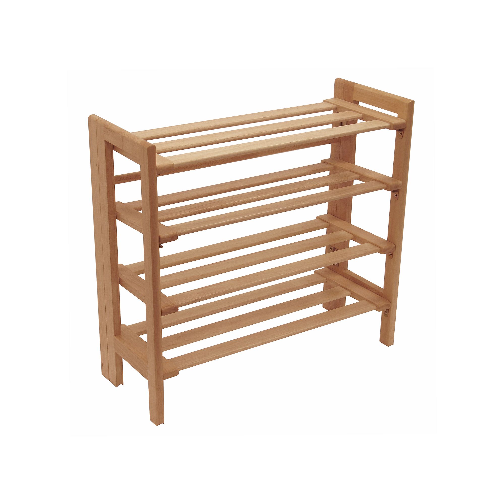 Winsome 4-Tier Shoe Rack, Natural