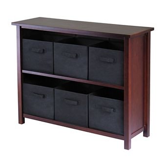 Winsome Verona 6-Bin Storage Shelf
