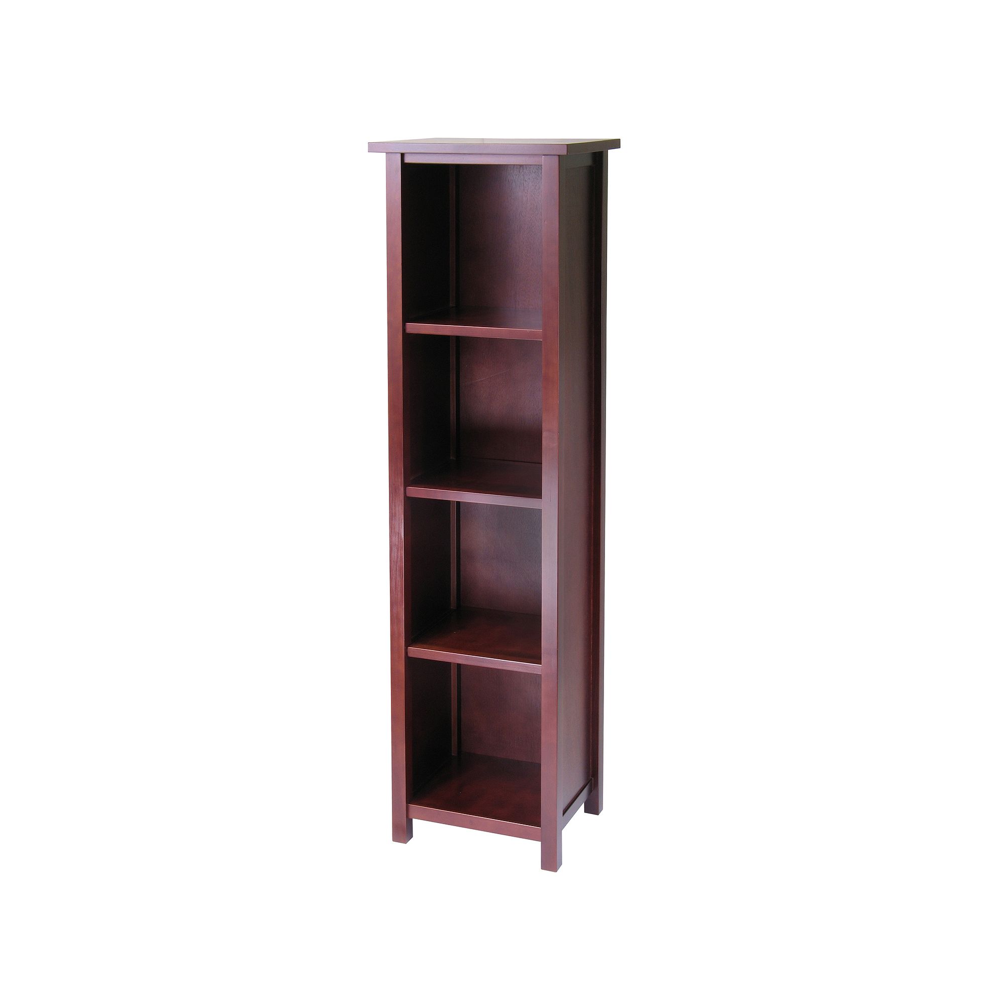 Winsome Verona 4-Tier Storage Shelf, Brown Beige