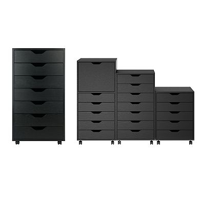 Winsome Halifax 7-Drawer Mobile File Cabinet