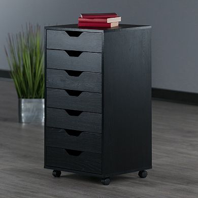 Winsome Halifax 7-Drawer Mobile File Cabinet