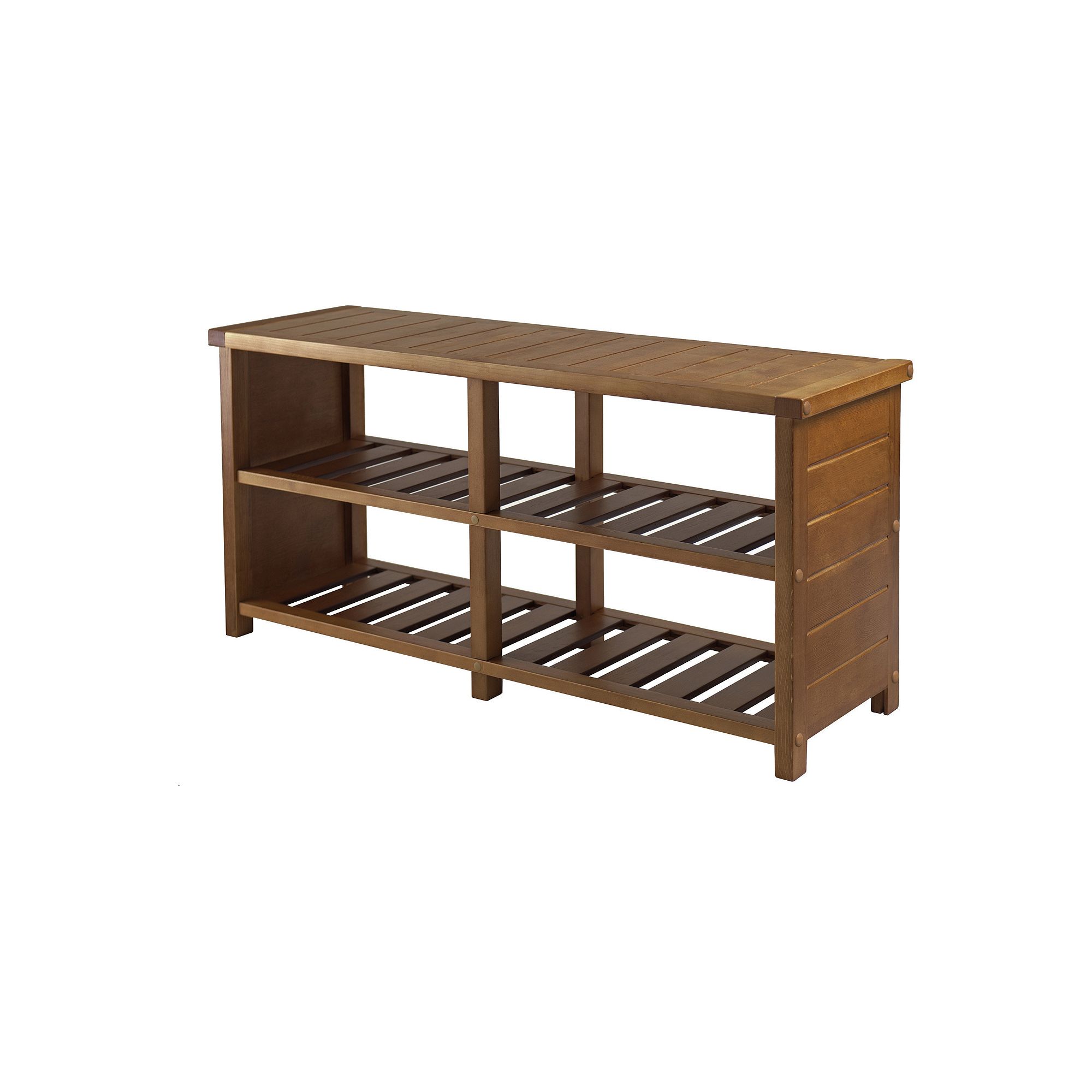 Winsome Keystone Shoe Bench, Brown