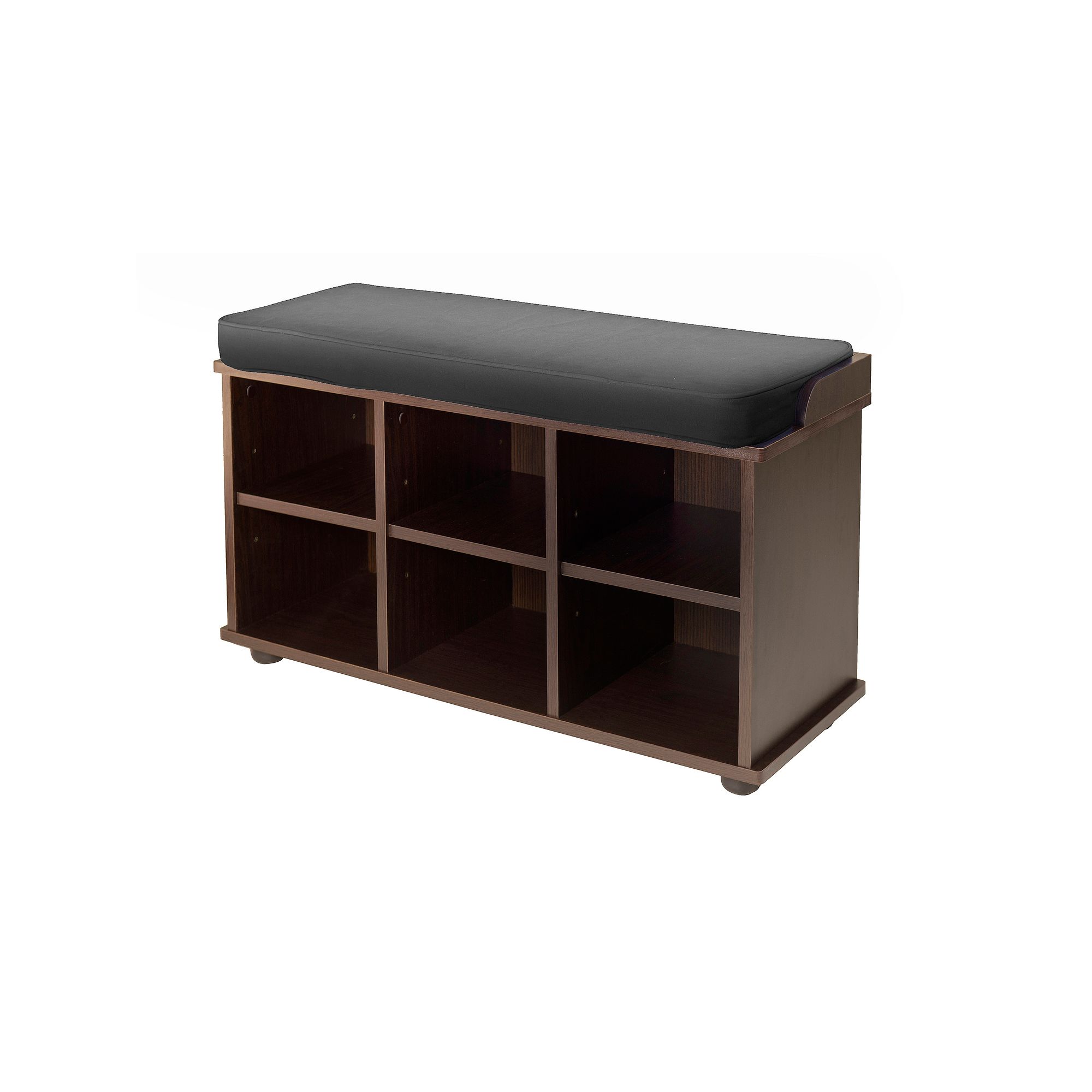 Winsome Townsend Storage Bench, Dark Brown