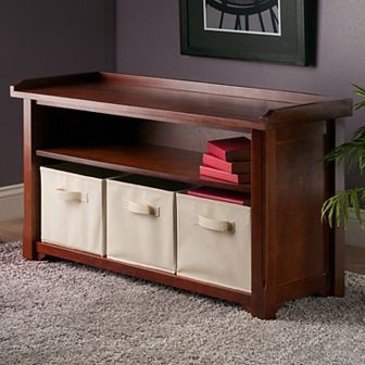 Winsome Verona 2 tier Storage Bench