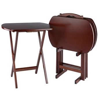 Winsome 5 pc TV Tray Table Set