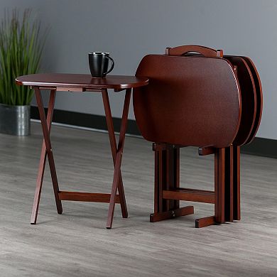 Winsome 5-pc. TV Tray Table Set