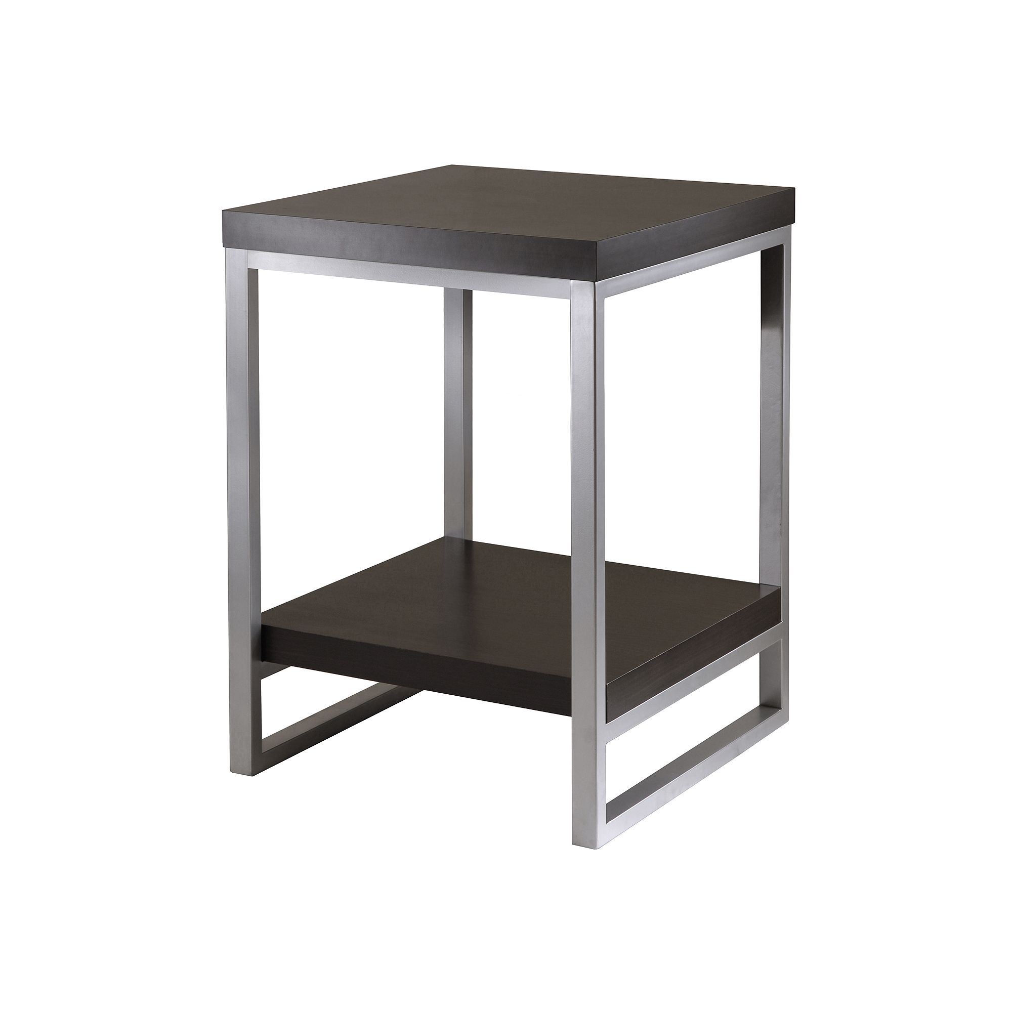 Winsome Jared End Table, Dark Brown