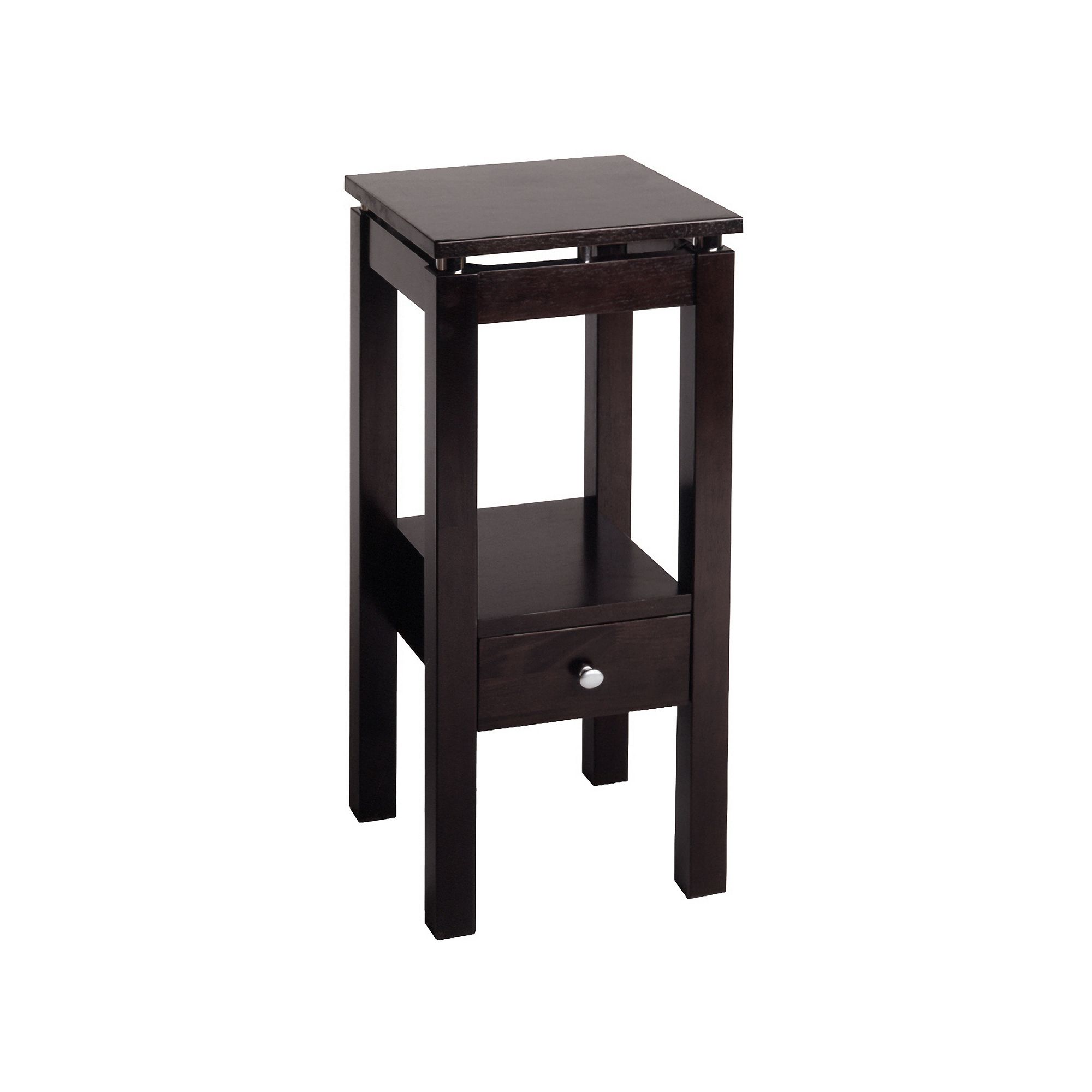 Winsome Linea Phone Stand, Dark Brown