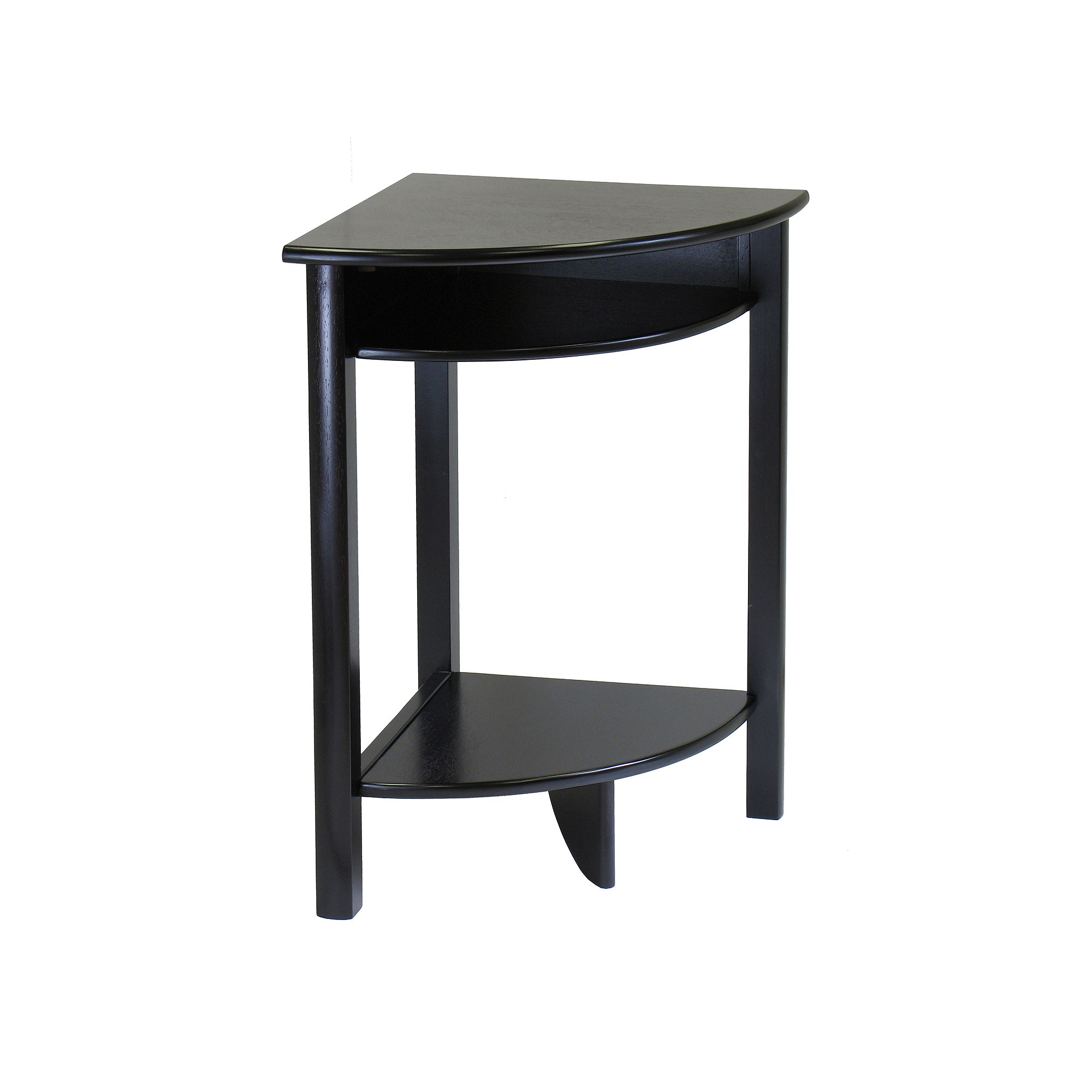 Winsome Liso Corner Table, Dark Brown