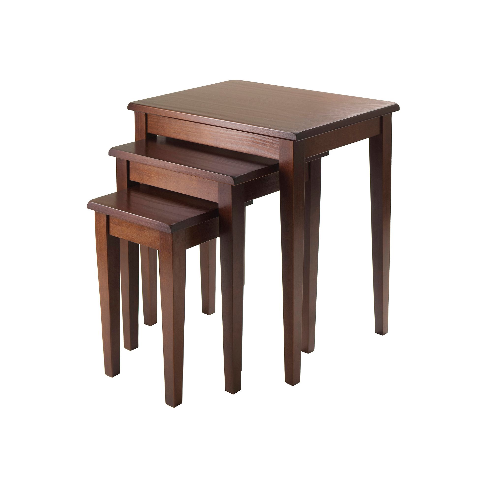 Winsome Regalia 3-pc. Nesting Table Set, Antique Brown