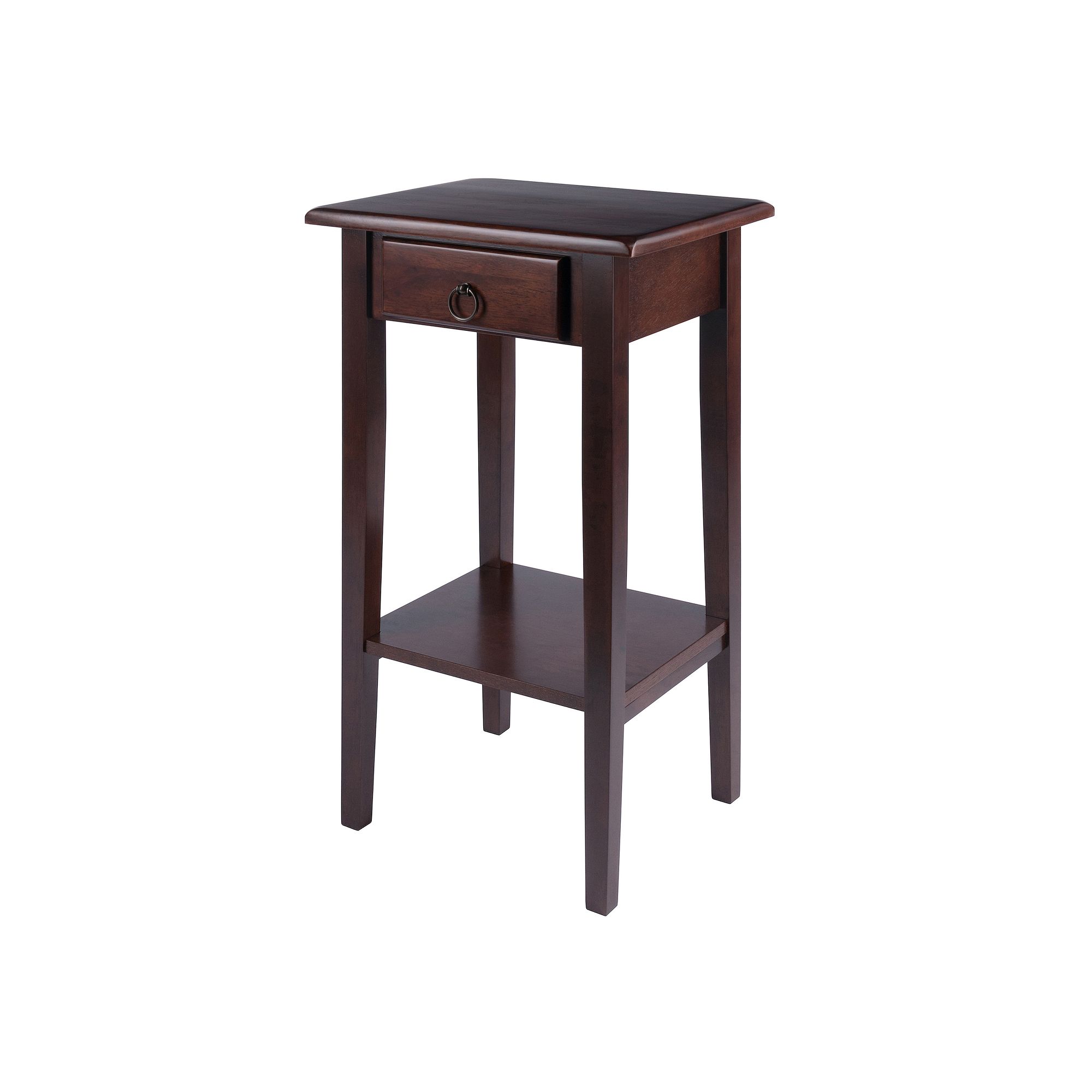 Winsome Regalia Accent Table, Antique Brown