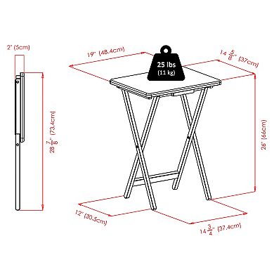 Winsome 4-Pc. TV Tray Table Set