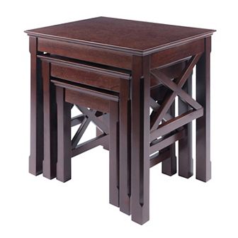Winsome Xola 3 pc Nesting Table Set