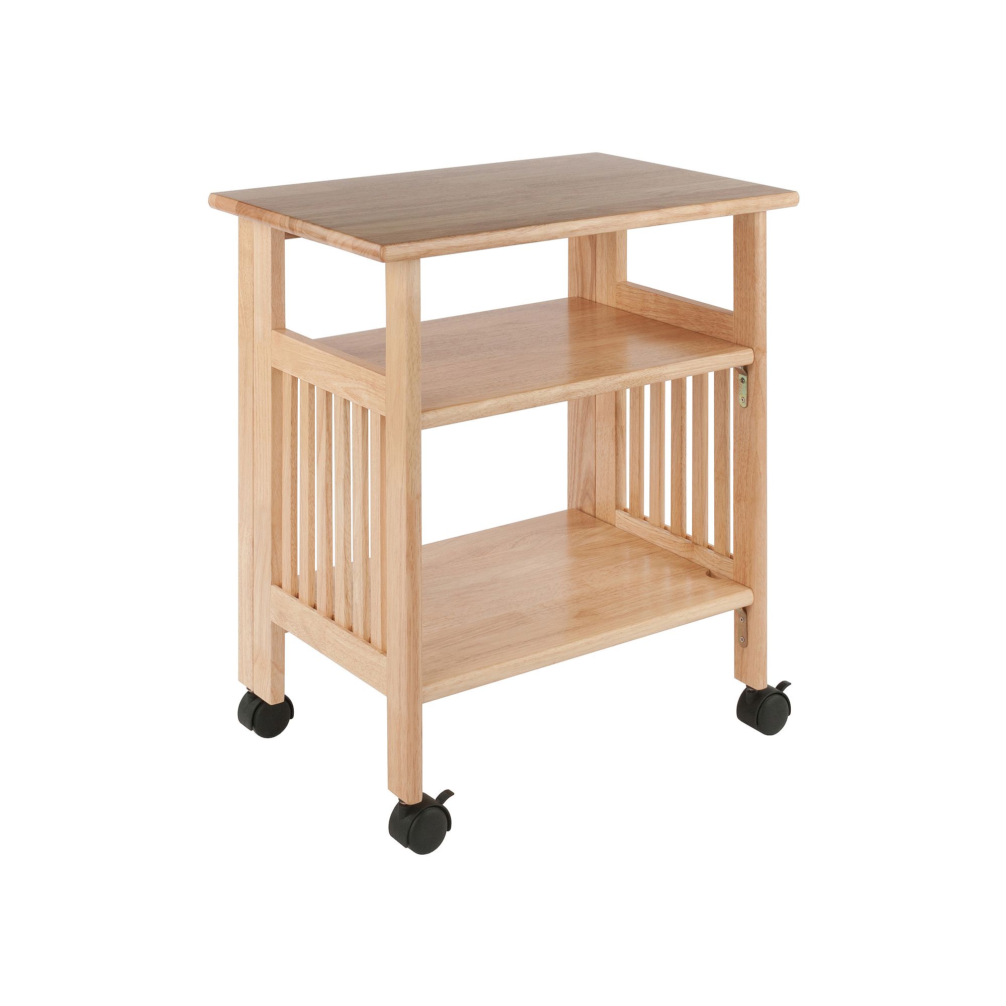 Winsome Folding Media Stand, Natural