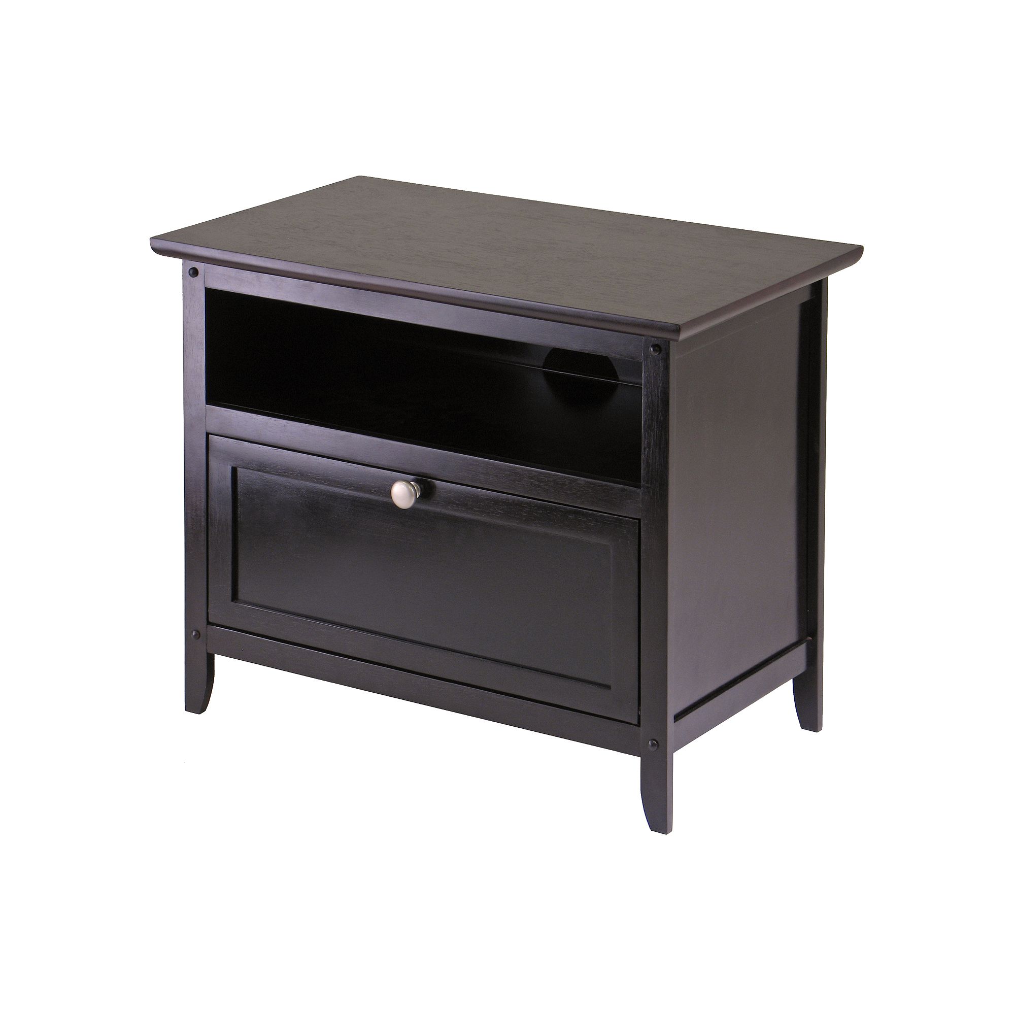 Winsome Zara TV Stand, Dark Brown