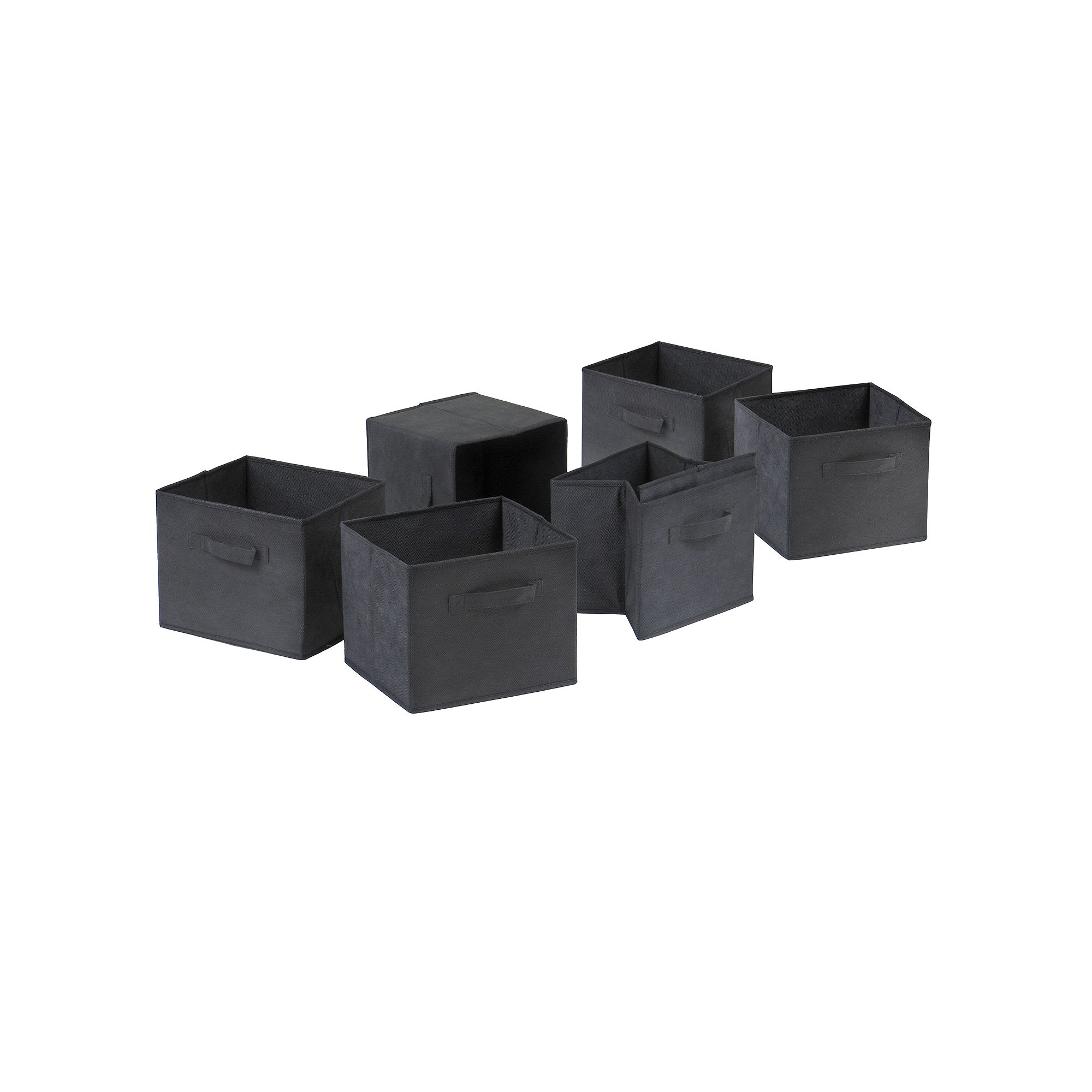 Winsome 6-pk. Capri Basket Set, Black