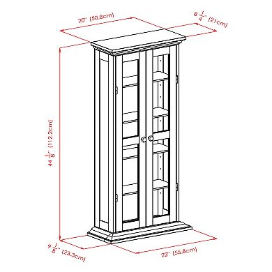 Winsome DVD/CD Cabinet