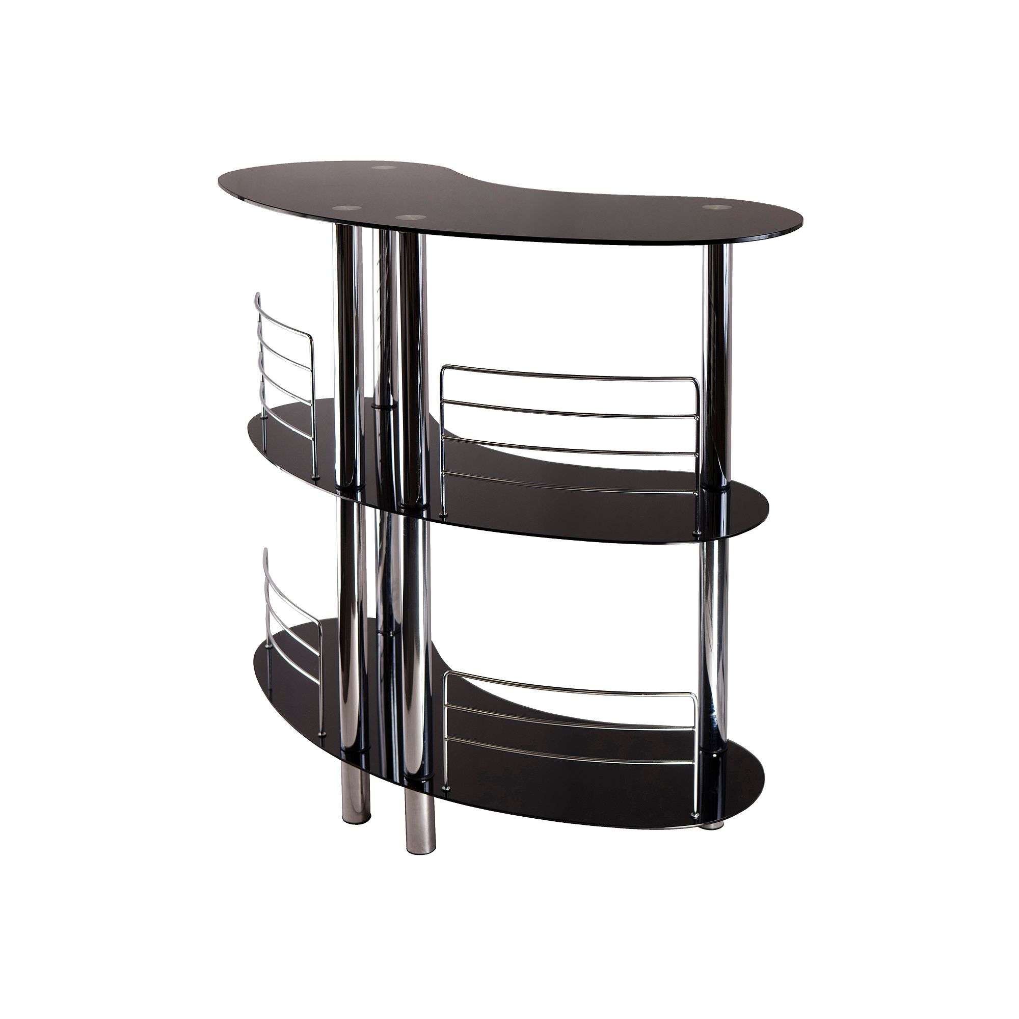 Winsome Martini Entertainment Bar, Black