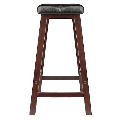 Winsome Mona Cushion Saddle Stool