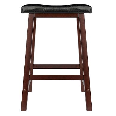 Winsome Mona Cushion Saddle Stool