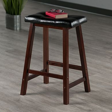 Winsome Mona Cushion Saddle Stool