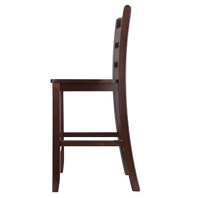 Winsome 2-pc. Ladder Back Stool Set