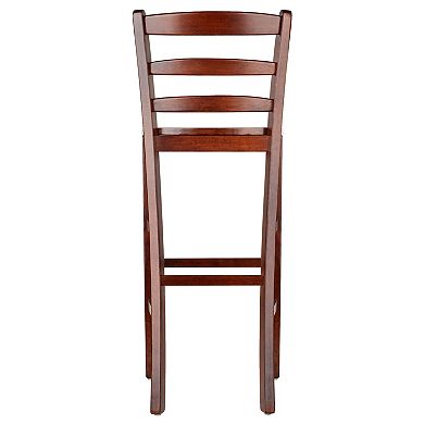 Winsome 2-pc. Ladder Back Stool Set