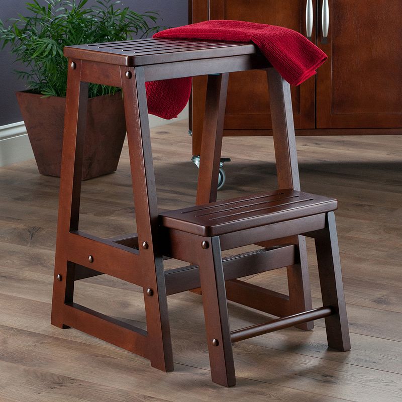 93451315 Winsome 2-pc. Double Step Stool Set, Brown, Furnit sku 93451315