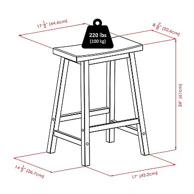 Winsome Kitchen Island 3-piece Set