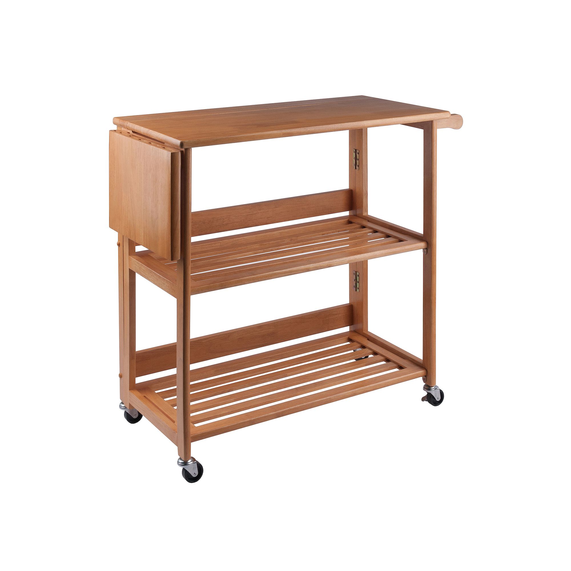Winsome Foldable Kitchen Cart, Light