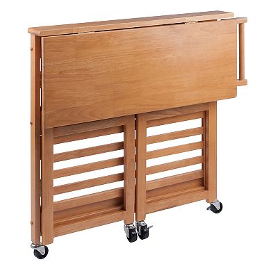 Winsome Foldable Kitchen Cart