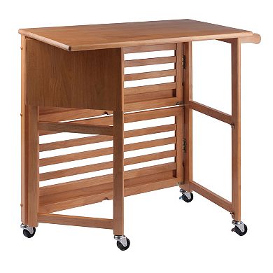 Winsome Foldable Kitchen Cart