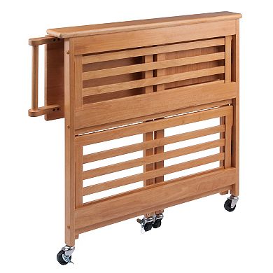 Winsome Foldable Kitchen Cart