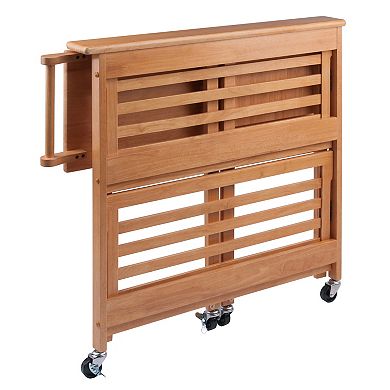 Winsome Foldable Kitchen Cart