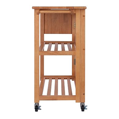Winsome Foldable Kitchen Cart