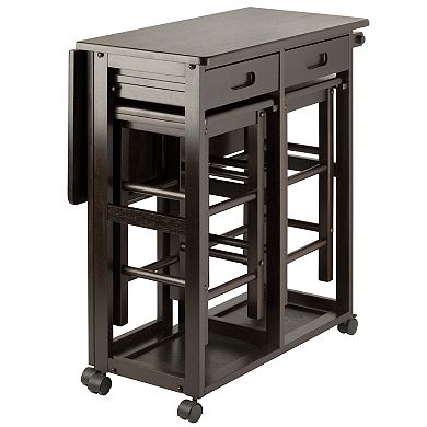 Winsome Space Saver Kitchen Cart 3-piece Set