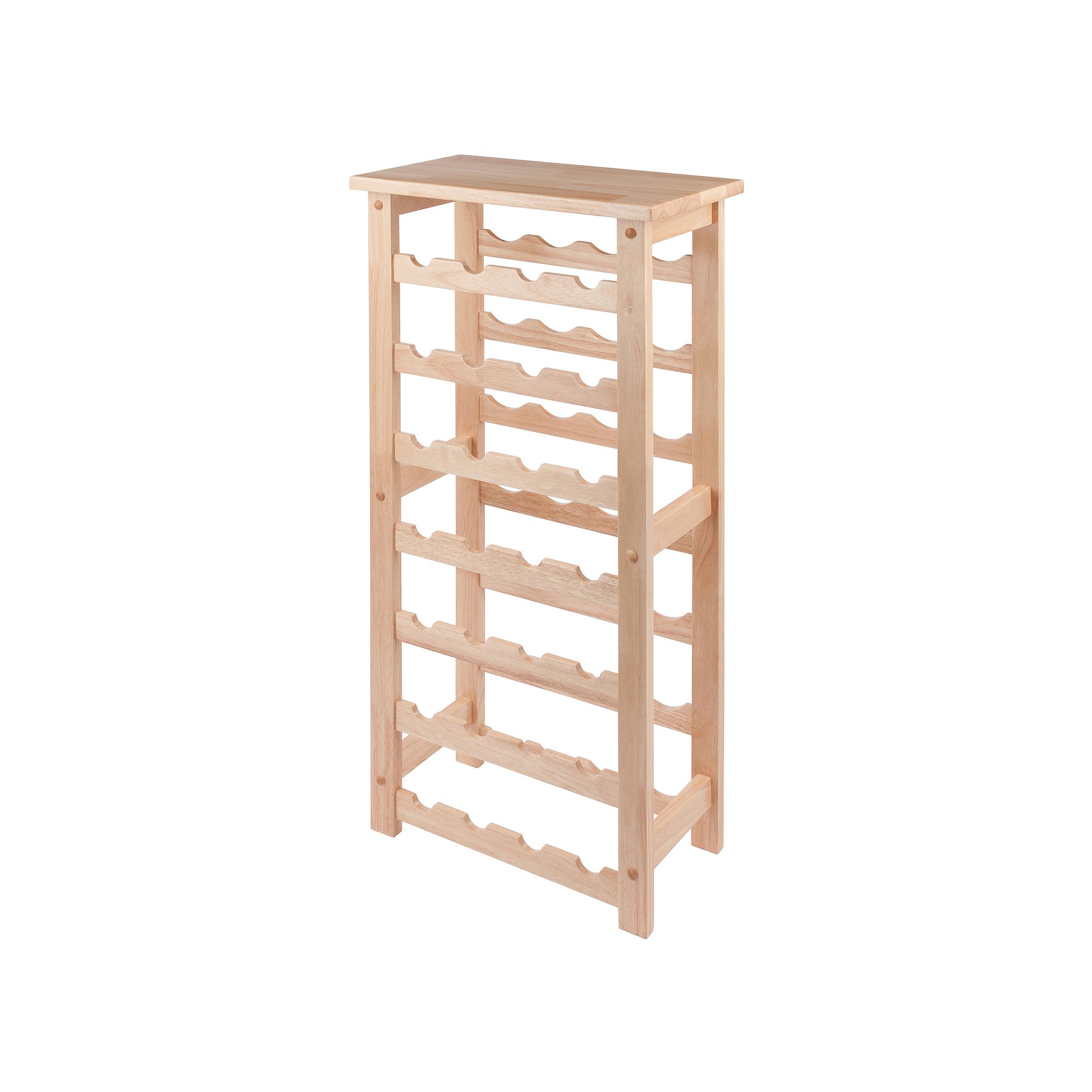 Winsome 28-Bottle Wine Rack, Beech