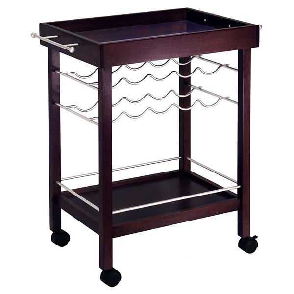 Winsome Bar Cart Wine Rack