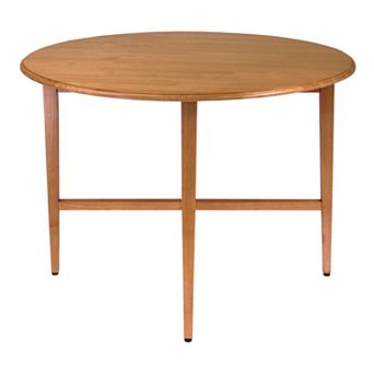 Winsome Hannah Round Drop-Leaf Table