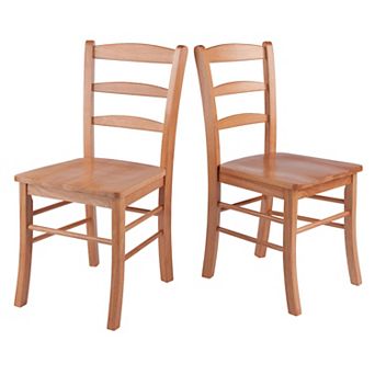 Winsome 2 pc Ladder Back Chair Set