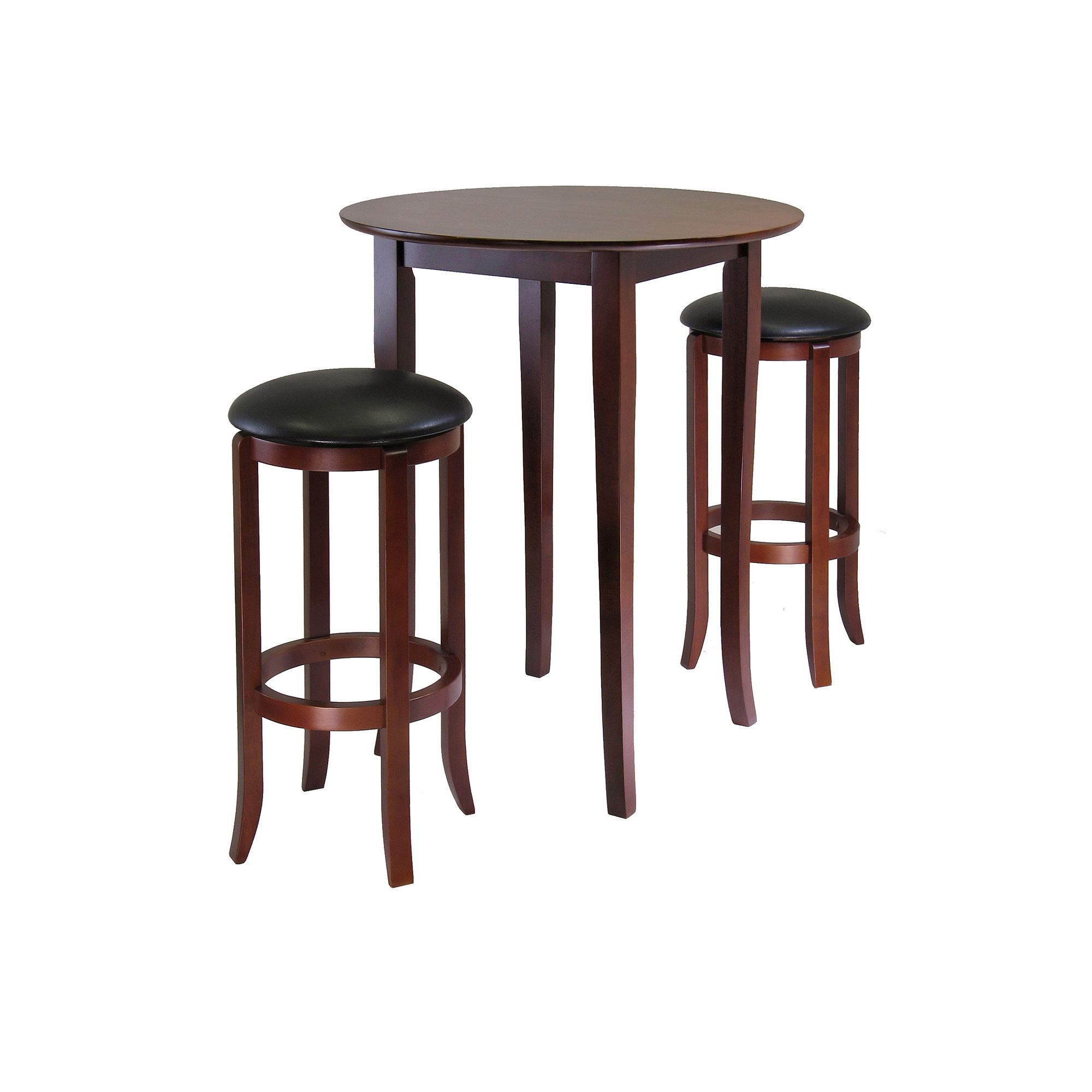 Winsome Fiona 3-pc. Round Table & Stools Set, Antique Brown