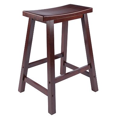 Winsome Lynnwood 3-pc. Saddle Stool Dining Set