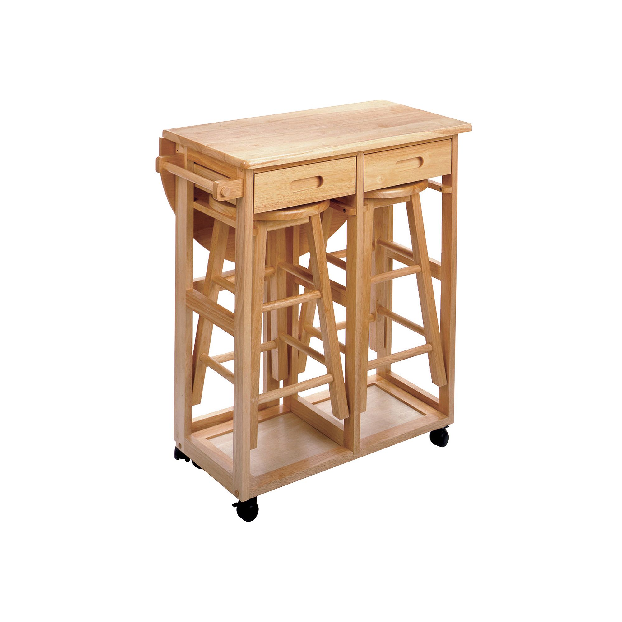 Winsome Space Saver 3-pc. Dining Set, Beech