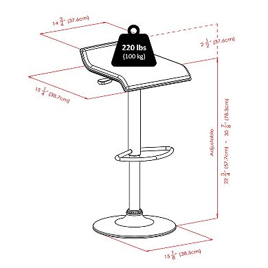 Winsome Spectrum 3-pc. Pub Table Set